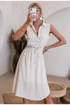 Vestido Vintage De Bolinhas