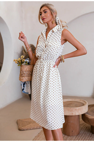 Vestido Vintage De Bolinhas