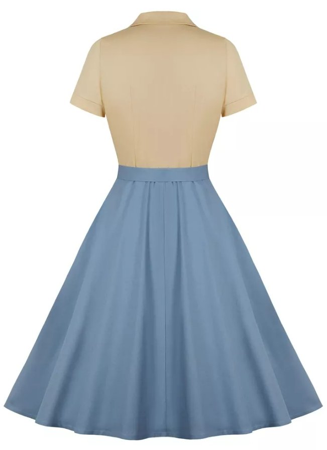 Vestido Pin-Up Vintage Dos Anos 50