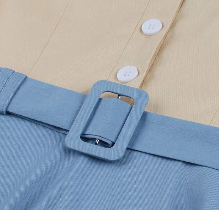 Vestido Pin-Up Vintage Dos Anos 50