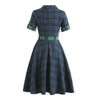 Vestido Vintage Pin Up Gola Empresarial