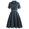 Vestido Vintage Pin Up Gola Empresarial