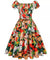 Vestido Branco Plus Size Vintage Pin Up