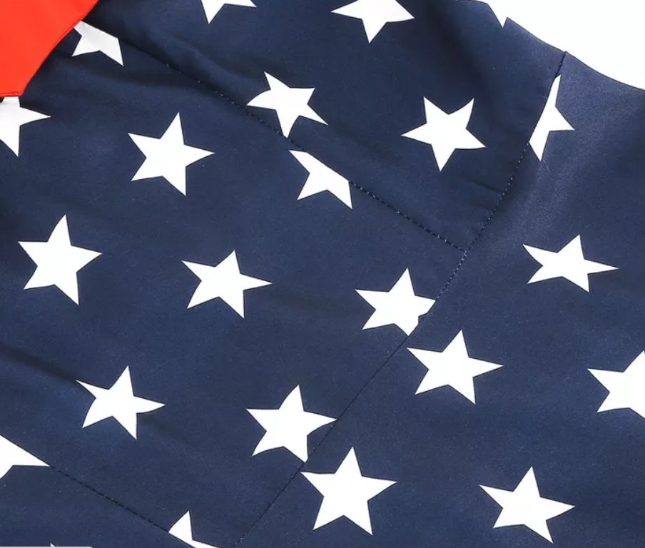 Vestido Vintage Pin Up Estampado Dos Eua