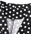 Vestido Vintage Pin Up Preto De Bolinhas