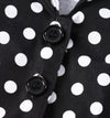 Vestido Vintage Pin Up Preto De Bolinhas