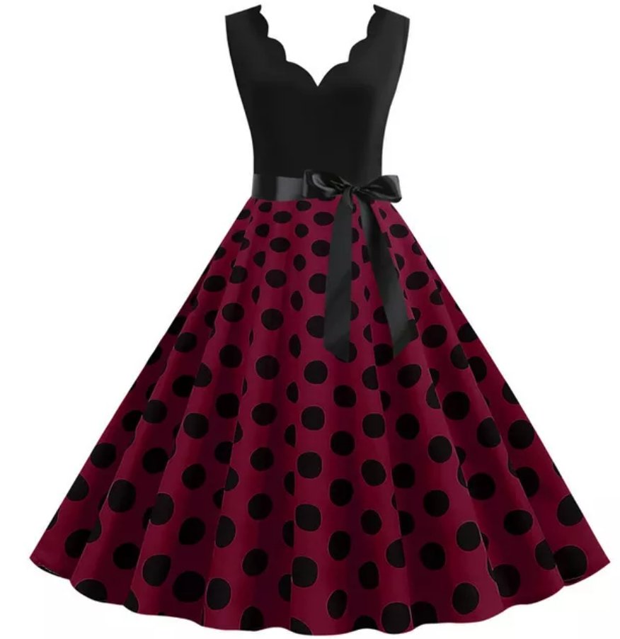 Vestido Pin Up Roxo Vintage