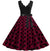 Vestido Pin Up Roxo Vintage