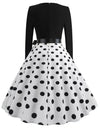 Pin Up Vestido Vintage Pontos Pretos