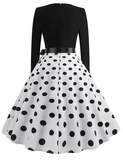 Pin Up Vestido Vintage Pontos Pretos
