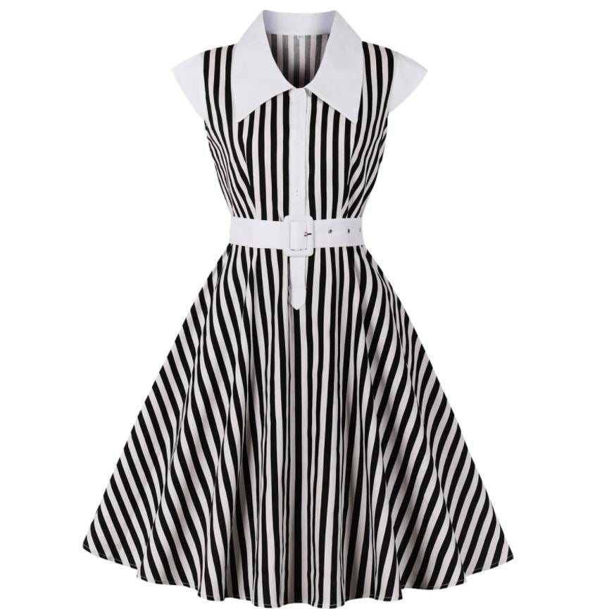 Vestido Pin Up Rock Vintage