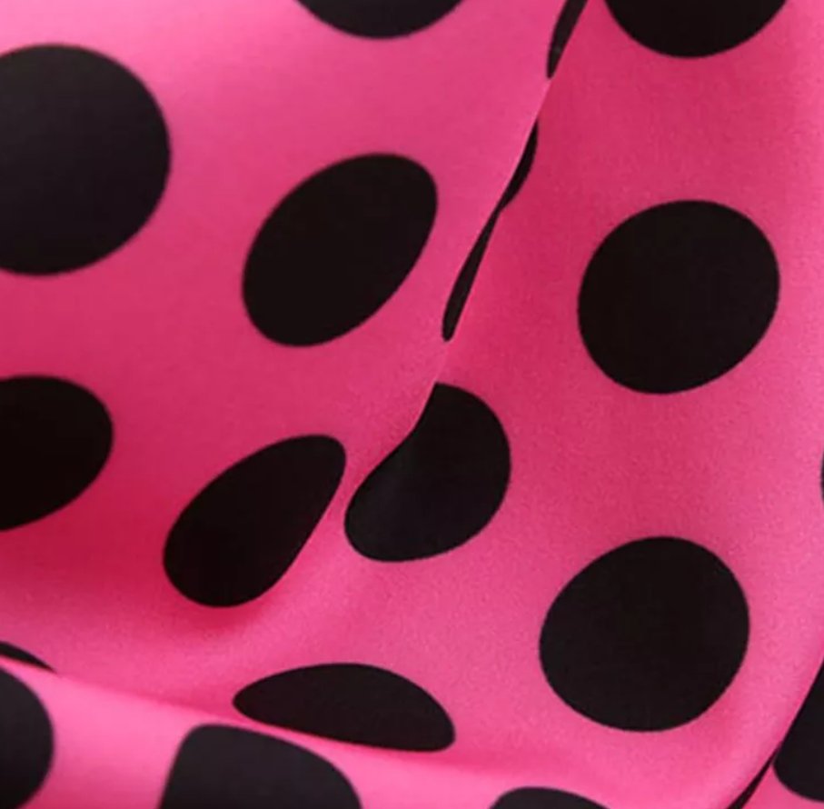 Vestido Vintage Pin Up Pink Dots