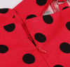 Vestido Vintage Pin Up Vermelho De Bolinhas