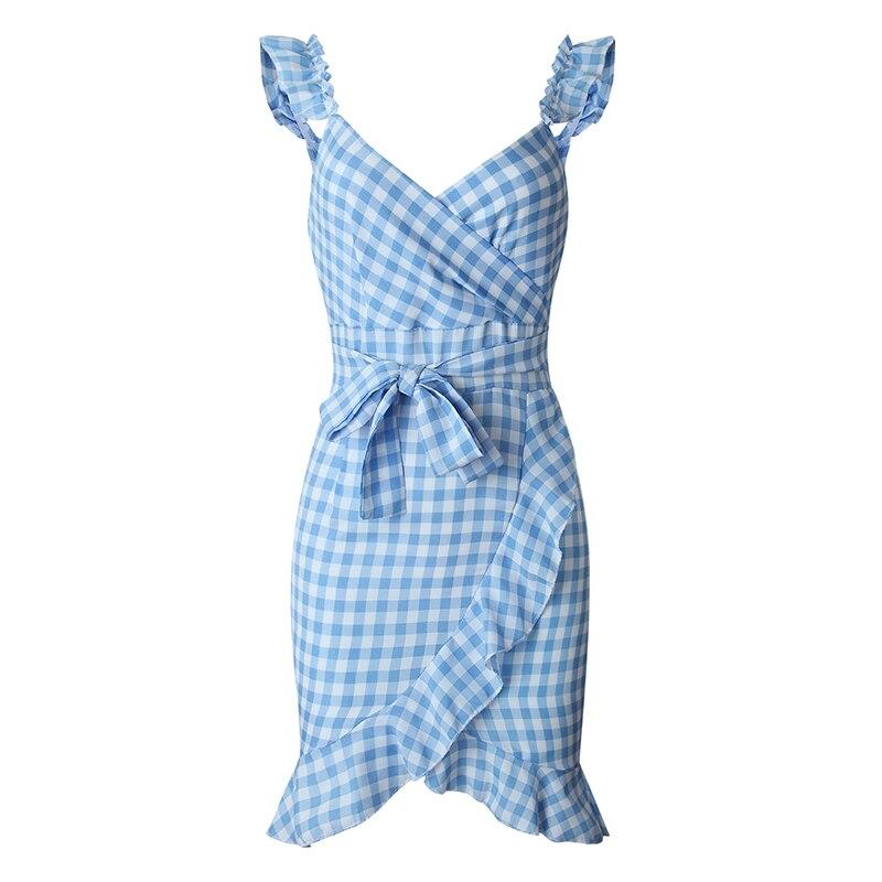 Vestido Azul Praia Vintage
