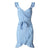 Vestido Azul Praia Vintage