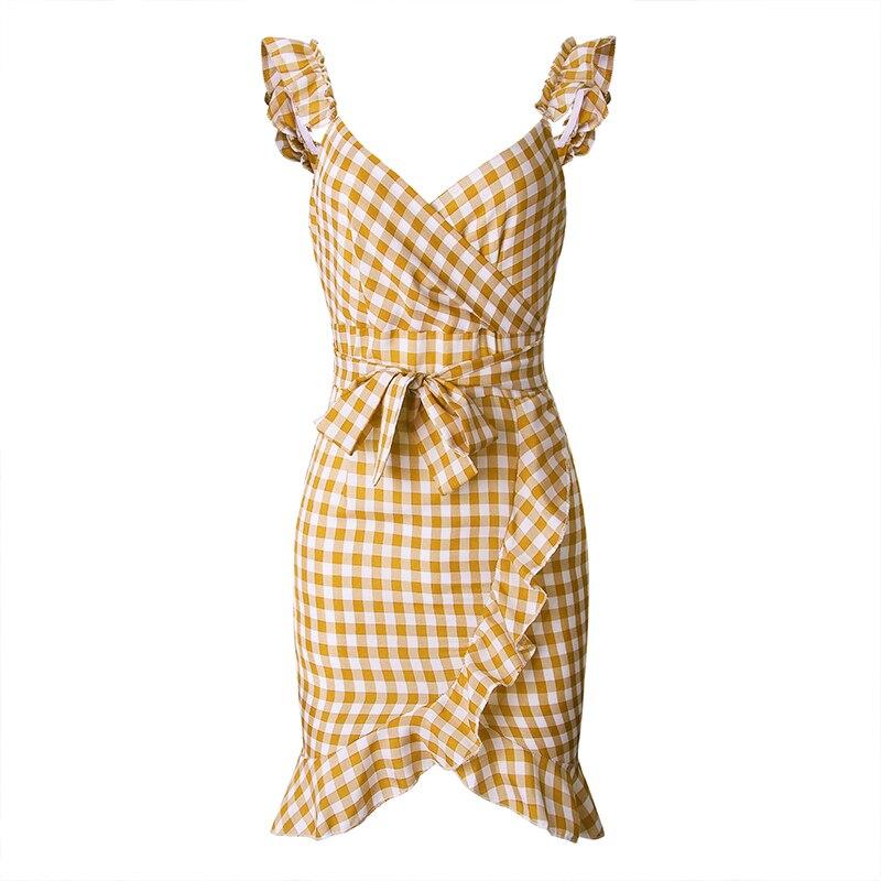 Vestido Vintage Amarelo Praia