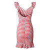 Vestido Vintage Vermelho Praia