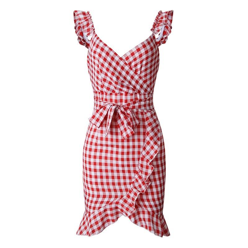 Vestido Vintage Vermelho Praia