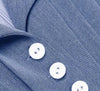 Vestido Vintage Plissado Azul