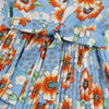 Vestido Vintage Plissado Sky