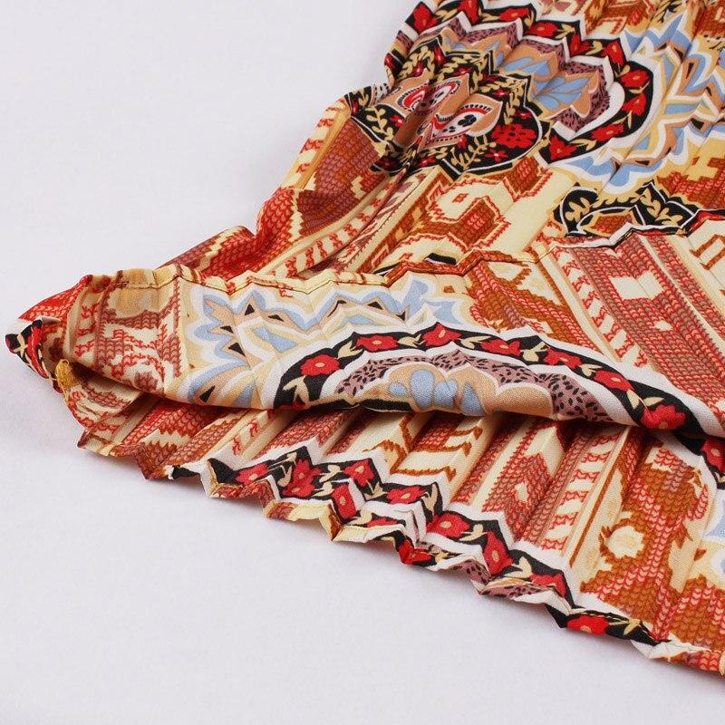 Vestido Vintage Plissado Laranja