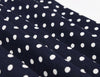 Vestido Vintage De Bolinhas Azul Marinho