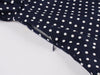Vestido Vintage De Bolinhas Azul Marinho