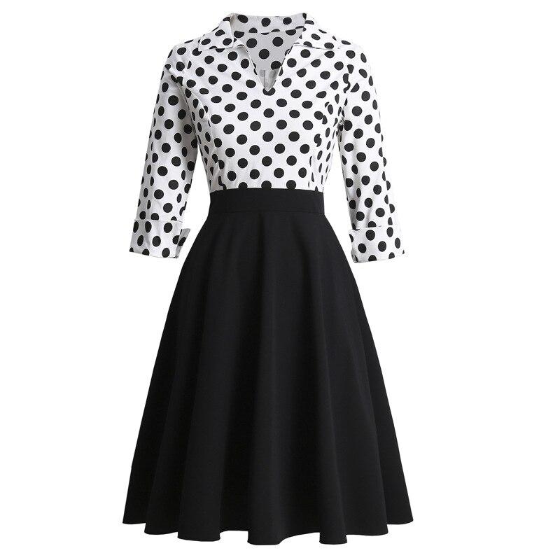 Vestido Vintage Pontos Pretos