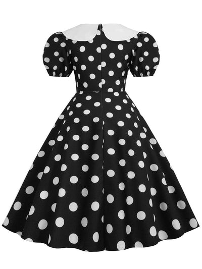 Vestido De Polca Vintage