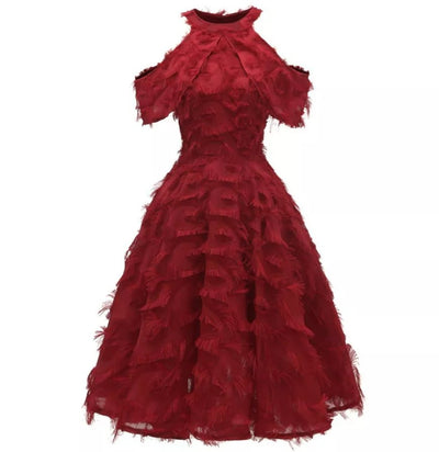 Vestido De Noiva Vermelho Vintage