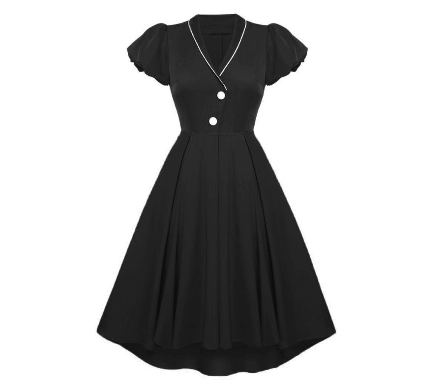 Vestido Formal Vintage Preto