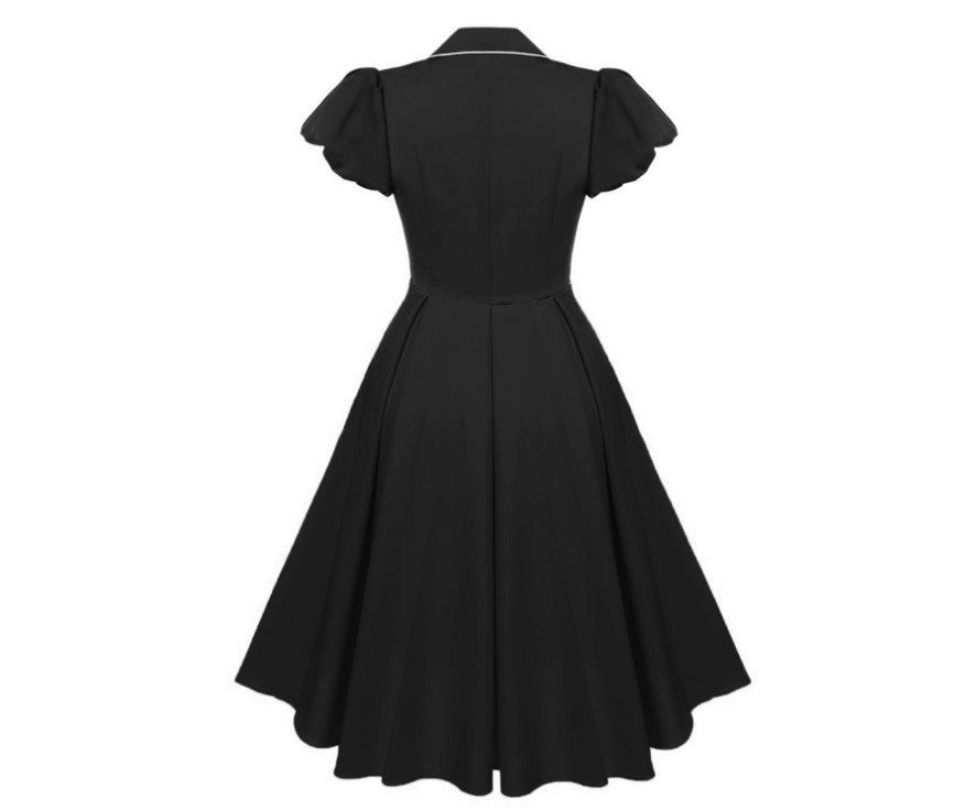 Vestido Formal Vintage Preto