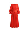Vestido Vintage Vermelho De Qualidade