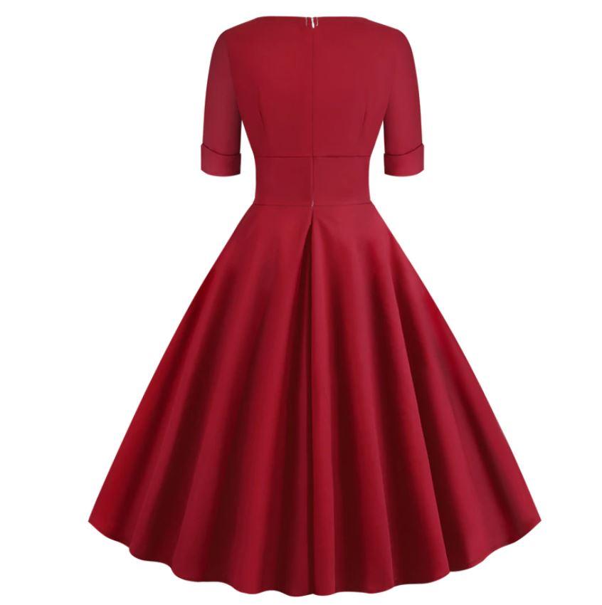 Vestido Vintage Rockabilly Dos Anos 50 Carmine
