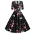 Pássaros Vestidos Estilo Rockabilly Vintage Dos Anos 50