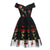 Vestido De Renda Rockabilly Vintage Preto