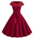 Vestido Romântico Vintage Borgonha