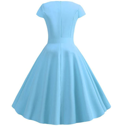 Vestido Vintage Romântico Sky