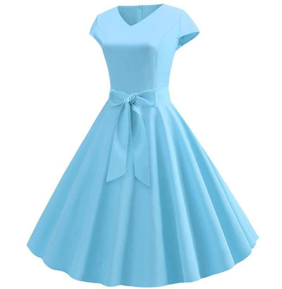 Vestido Vintage Romântico Sky