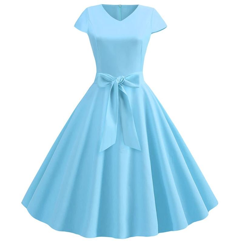 Vestido Vintage Romântico Sky