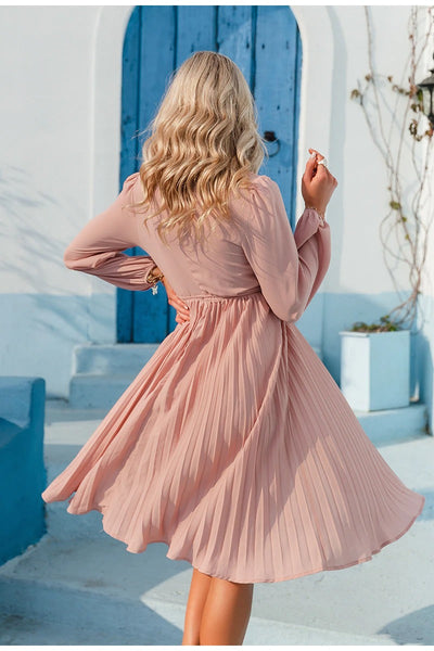 Vestido Vintage Rosa Pálido