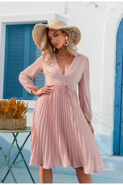 Vestido Vintage Rosa Pálido
