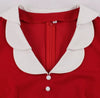 Vestido Vintage Vermelho Paixão