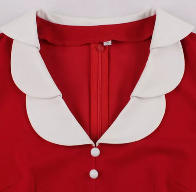 Vestido Vintage Vermelho Paixão