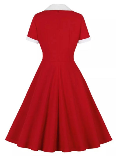 Vestido Vintage Vermelho Paixão