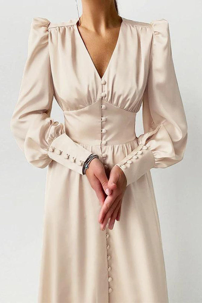 Vestido Vintage De Cetim