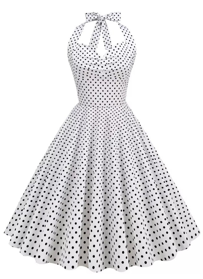 Vestido Branco Sexy Pin Up Vintage
