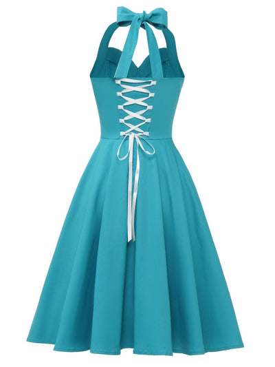 Vestido Vintage Sexy Pin Up Sky