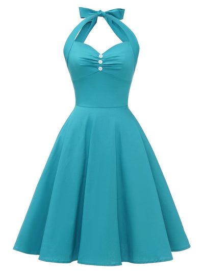 Vestido Vintage Sexy Pin Up Sky