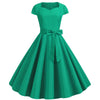 Vestido Vintage Sexy Pin Up Verde